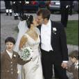  Mariage de la comtesse Alexandra de Frederiksborg, ex-femme du prince Joachim, et Martin Jorgensen le 3 mars 2007 au sud de Copenhague, en présence des princes Nikolai et Felix. La comtesse a annoncé en septembre 2015 leur divorce, après huit ans d'un mariage célébré en mars 2007. 