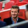 David Beckham  lors de la rencontre face à la Suisse dans le cadre des qualificatifs à l'Euro 2016, au Wembley Stadium de Londres, le 8 septembre 2015