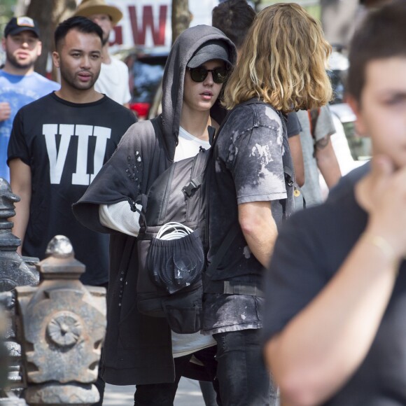 Justin Bieber à New York. Le 24 août 2015.