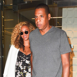 Beyoncé et Jay Z à New York, le 27 juillet 2015.