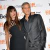 Sandra Bullock et George Clooney - Avant-première du film "Our Brand is Crisis" lors du festival du film de Toronto au Canada le 11 septembre 2015.
