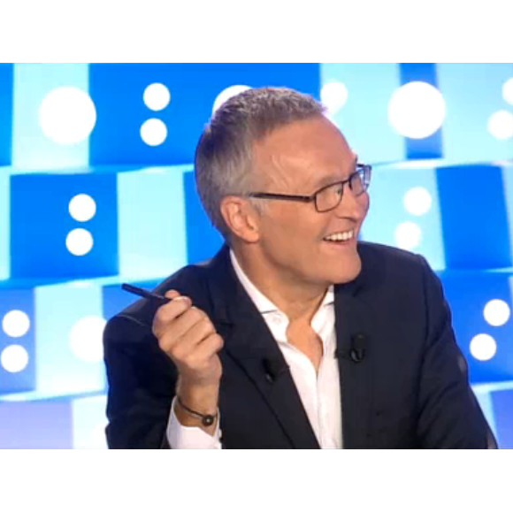 Laurent Ruquier présente On n'est pas couché sur France 2, le samedi 12 septembre 2015.