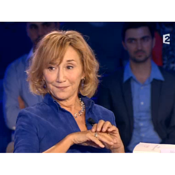 Marie-Anne Chazel, invitée dans On n'est pas couché sur France 2, le samedi 12 septembre 2015.
