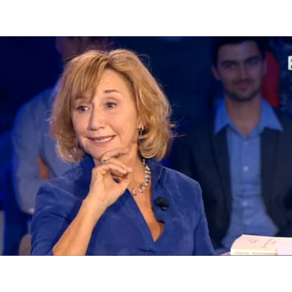 Marie-Anne Chazel, invitée dans On n'est pas couché sur France 2, le samedi 12 septembre 2015.