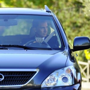 Letizia et Felipe VI d'Espagne accompagnaient vendredi matin, le 11 septembre 2015, leurs filles Leonor, princesse des Asturies, et l'infante Sofia pour leur rentrée des classes au collège privé Santa Maria de los Rosales, dans la banlieue ouest de Madrid.