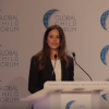 La princesse Sofia de Suède faisait ses grands débuts internationaux le 8 septembre 2015 lors du Global Child Forum à Pretoria en Afrique du Sud.