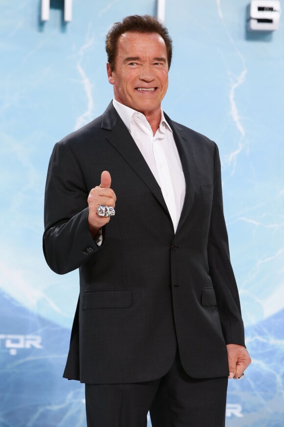 Arnold Schwarzenegger - Avant-première du film "Terminator" à Berlin, le 21 juin 2015.