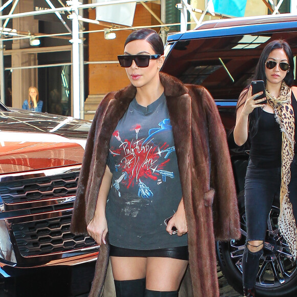 Kim Kardashian à New York, le 15 septembre 2015.