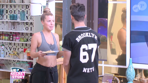 Emilie et Ali - Quotidienne de Secret Story 9 du mardi 16 septembre 2015 sur NT1.