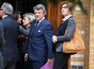 Jean-Louis Borloo épaulé par sa femme Béatrice Schönberg aux obsèques de sa mère