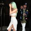 Kylie Jenner et son petit ami Tyga quittent l'hôtel Trump SoHo à New York, le 16 septembre 2015.