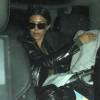 Khloé, Kourtney Kardashian et son fils Reign arrivent à l'aéroport LAX de Los Angeles, le 16 septembre 2015.