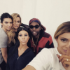 Kendall Jenner, Khloé, Kourtney Kardashian, 2 Chainz et Kylie Jenner lors de la présentation de la collection Yeezy Season 2 au Skylight Modern. New York, le 16 septembre 2015.