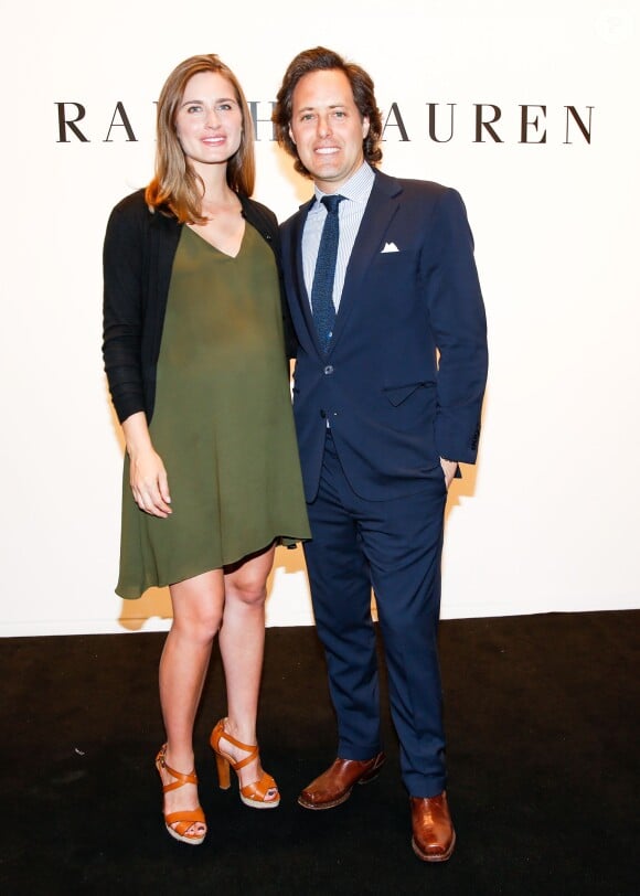 Lauren Bush Lauren et son mari David Lauren assistent au défilé Ralph Lauren (collection printemps-été 2016) au Skylight Clarkson Sq. New York, le 17 septembre 2015.