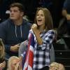 Kim Sears à Glasgow lors de la demi-finale de la Coupe Davis à Glasgow le 19 septembre 2015.
