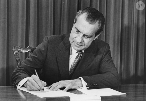 Richard Nixon à Washington en mars 1971