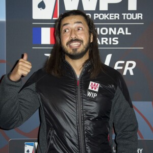 Moundir - Soirée World Poker Tour National Paris organisée par PMU.fr au Cercle Clichy Montmartre à Paris le 5 décembre 2014.is