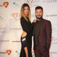Michaël Youn et sa compagne Isabelle Funaro au gala "Par Coeur" pour les 10 ans de l'association "Cekedubonheur" au pavillon d'Armenonville à Paris. Le 24 septembre 2015