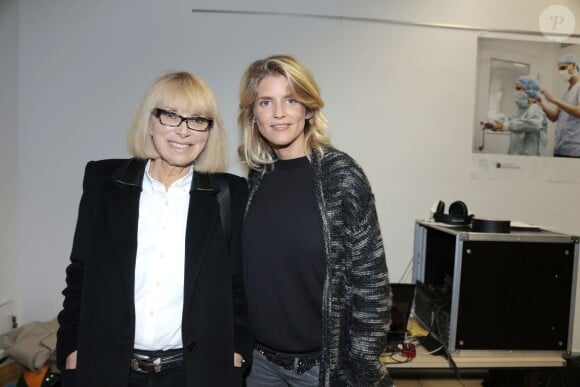 Mireille Darc, Alice Taglioni enceinte - Cérémonie de remises des médailles de la faculté de médecine à Paris le 24 septembre 2015.