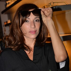 Exclusif - Aure Atika - Lancement de la marque de lunettes "Nathalie Blanc" au restaurant "Ma Cocotte" à Saint-Ouen le 24 septembre 2015.