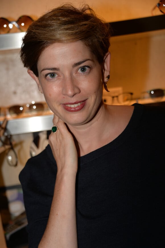 Exclusif - Danièle Gerkens - Lancement de la marque de lunettes "Nathalie Blanc" au restaurant "Ma Cocotte" à Saint-Ouen le 24 septembre 2015.