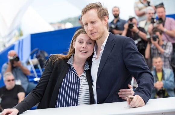 Clara Royer, Laszlo Nemes - Photocall du film "Le Fils de Saul" lors du 68e Festival international du film de Cannes le 15 mai 2015.