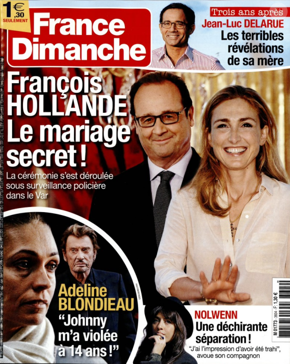 France Dimanche, septembre 2015.