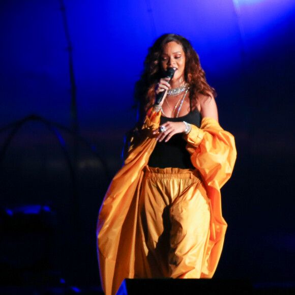 Rihanna sur scène pour le festival Rock In Rio de Janeiro, Brésil, le 26 septembre 2015