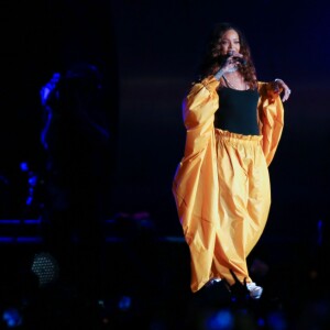 Rihanna sur scène pour le festival Rock In Rio de Janeiro, Brésil, le 26 septembre 2015