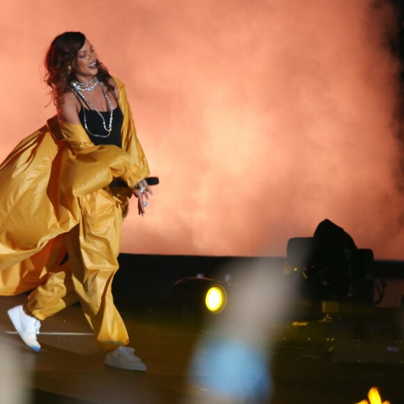 Rihanna sur scène pour le festival Rock In Rio de Janeiro, Brésil, le 26 septembre 2015