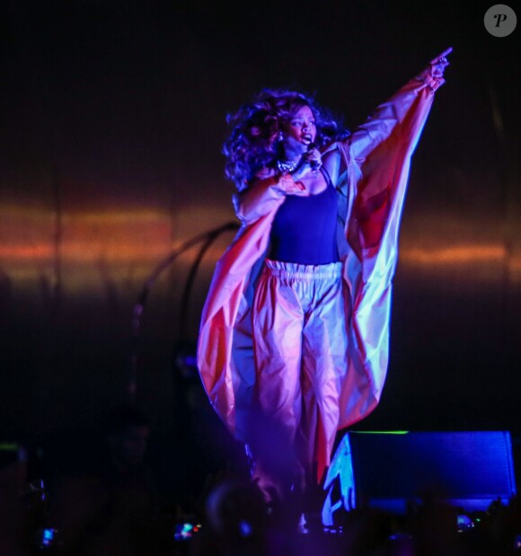 Rihanna sur scène pour le festival Rock In Rio de Janeiro, Brésil, le 26 septembre 2015