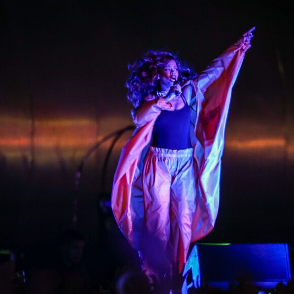 Rihanna sur scène pour le festival Rock In Rio de Janeiro, Brésil, le 26 septembre 2015