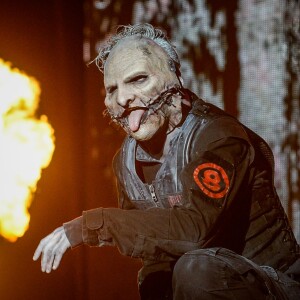 Slipknot en concert lors du festival Rock in Rio au Brésil, le 25 septembre 2015