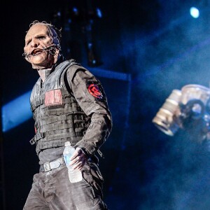 Slipknot en concert lors du festival Rock in Rio au Brésil, le 25 septembre 2015