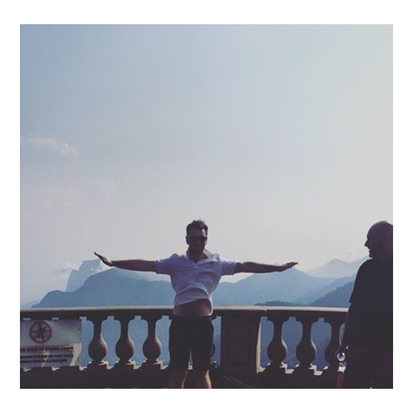 Sam Smith à Rio de Janeiro au Brésil / photo postée sur Instagram.