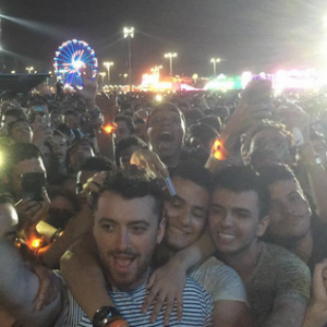 Sam Smith assiste au festival Rock In Rio / photo postée sur Instagram.