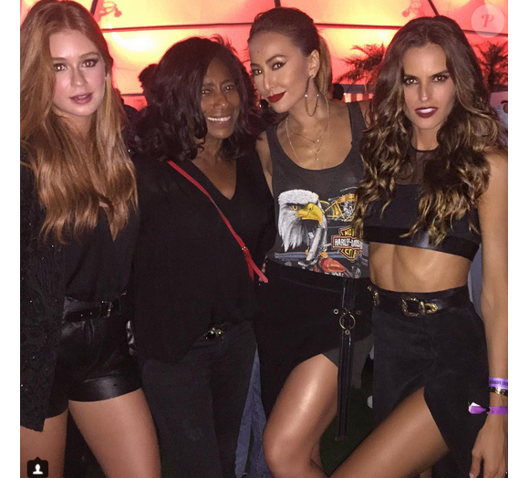 Izabel Goulard et ses copines bombesques au festival Rock in Rio / photo postée sur Instagram.