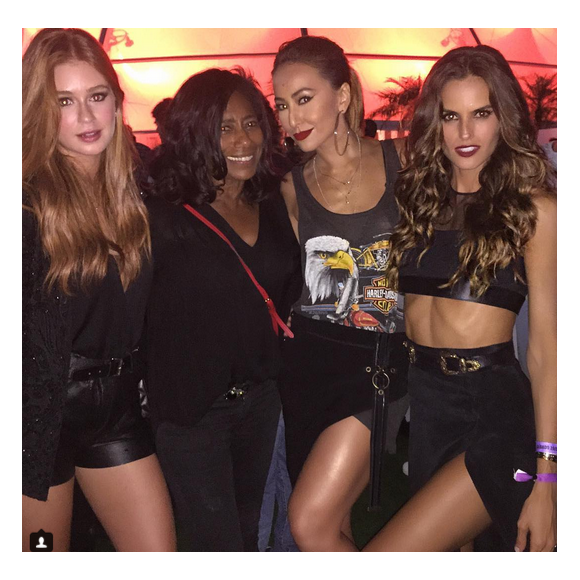Izabel Goulard et ses copines bombesques au festival Rock in Rio / photo postée sur Instagram.