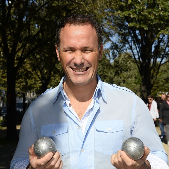 Claudio Lemmi - Tournoi de pétanque caritatif dont les bénéfices seront reversés à l'association MeghanOra, pour soutenir la recherche médicale contre les tumeurs rénales de l'Enfant et l'Adolescent, sur l'Esplanade des Invalides à Paris, le 27 septembre 2015.