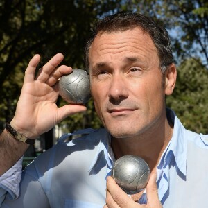 Claudio Lemmi - Tournoi de pétanque caritatif dont les bénéfices seront reversés à l'association MeghanOra, pour soutenir la recherche médicale contre les tumeurs rénales de l'Enfant et l'Adolescent, sur l'Esplanade des Invalides à Paris, le 27 septembre 2015