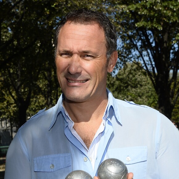 Claudio Lemmi - Tournoi de pétanque caritatif dont les bénéfices seront reversés à l'association MeghanOra, pour soutenir la recherche médicale contre les tumeurs rénales de l'Enfant et l'Adolescent, sur l'Esplanade des Invalides à Paris, le 27 septembre 2015.