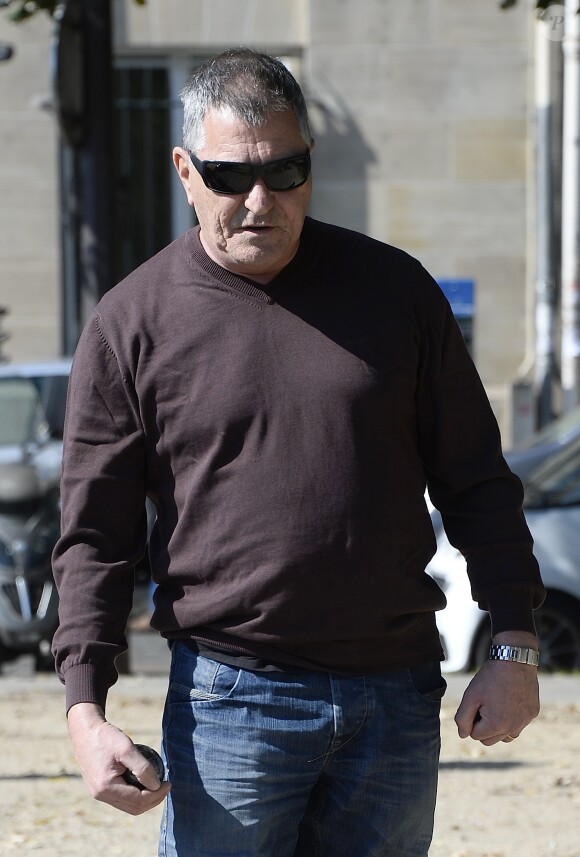 Jean-Marie Bigard - Tournoi de pétanque caritatif dont les bénéfices seront reversés à l'association MeghanOra, pour soutenir la recherche médicale contre les tumeurs rénales de l'Enfant et l'Adolescent, sur l'Esplanade des Invalides à Paris, le 27 septembre 2015.