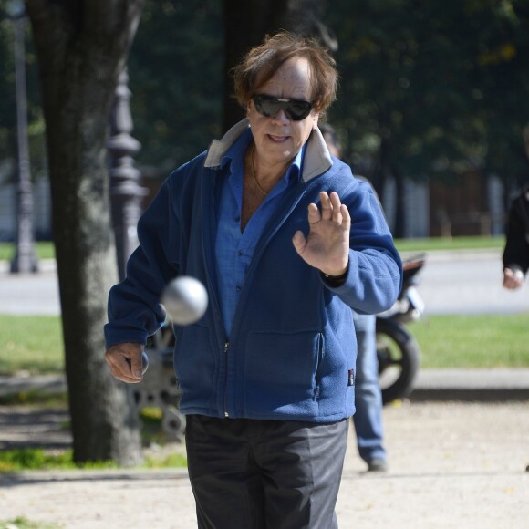 Daniel Lauclair - Tournoi de pétanque caritatif dont les bénéfices seront reversés à l'association MeghanOra, pour soutenir la recherche médicale contre les tumeurs rénales de l'Enfant et l'Adolescent, sur l'Esplanade des Invalides à Paris, le 27 septembre 2015.