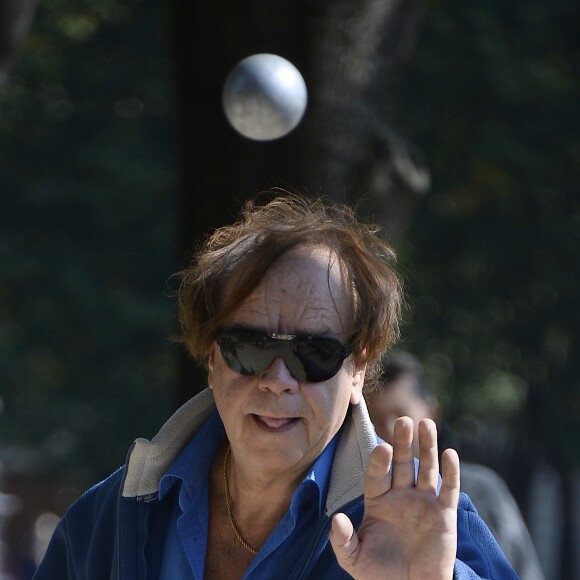 Daniel Lauclair - Tournoi de pétanque caritatif dont les bénéfices seront reversés à l'association MeghanOra, pour soutenir la recherche médicale contre les tumeurs rénales de l'Enfant et l'Adolescent, sur l'Esplanade des Invalides à Paris, le 27 septembre 2015.