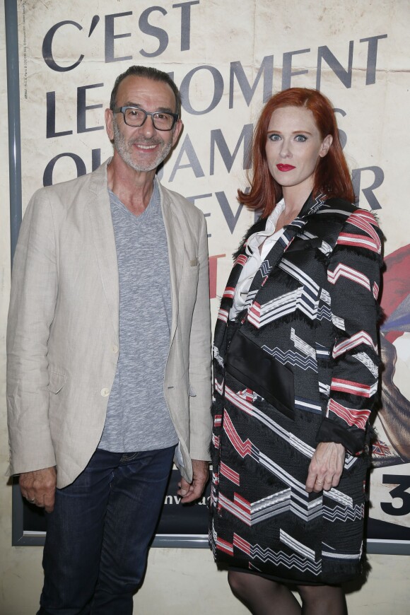 Robin Renucci, Audrey Fleurot - Projection de deux épisodes de la série "Un village Français" saison 6 , "1944 La libération", qui sera diffusée prochainement sur France 3, au cinéma Max Linder Panorama, à Paris. Le 28 septembre 2015