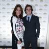 Anouchka Delon et son compagnon Julien Dereims - Soirée "J'aime la mode" à l'hôtel Mandarin Oriental à Paris, le 28 septembre 2015.