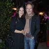 Géraldine Pailhas et son compagnon Christopher Thompson - Soirée "J'aime la mode" à l'hôtel Mandarin Oriental à Paris, le 28 septembre 2015