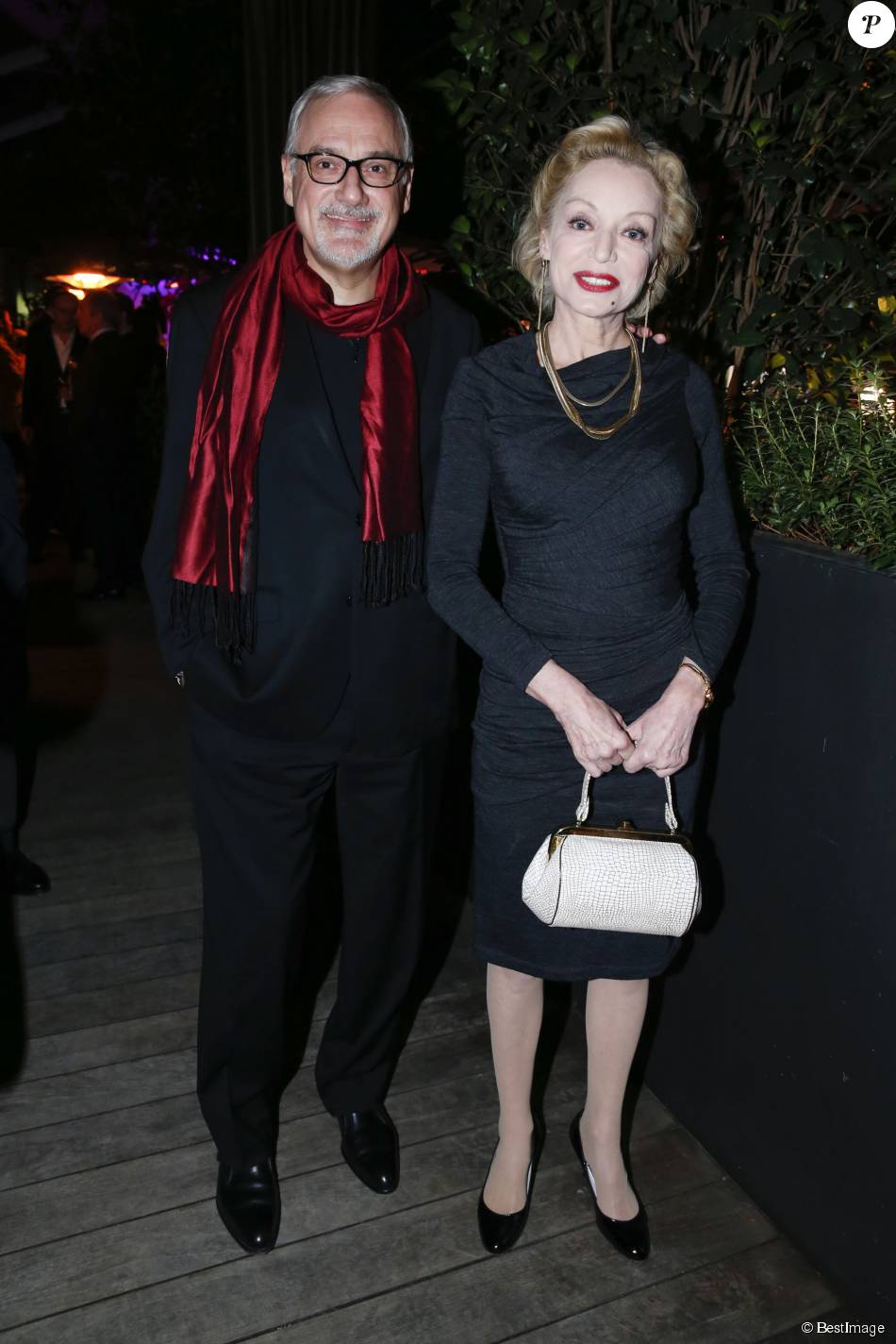 Hervé Dubourjal, Caroline Silhol (Sihol) Soirée J'aime la mode à l