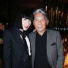 Chantal Thomass et Kenzo Takada - Soirée "J'aime la mode" à l'hôtel Mandarin Oriental à Paris, le 28 septembre 2015.