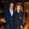 Marisa Berenson et son mari Jean-Michel Simonian - Soirée "J'aime la mode" à l'hôtel Mandarin Oriental à Paris, le 28 septembre 2015.